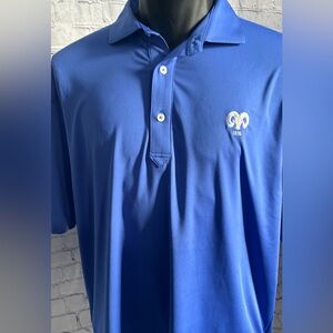 TURTLESON mens size large golf polo in like new condition